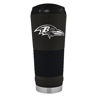 Black Baltimore Ravens 24oz Stealth Matte Tumbler