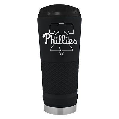 Black Philadelphia Phillies Stealth Matte 24oz Tumbler