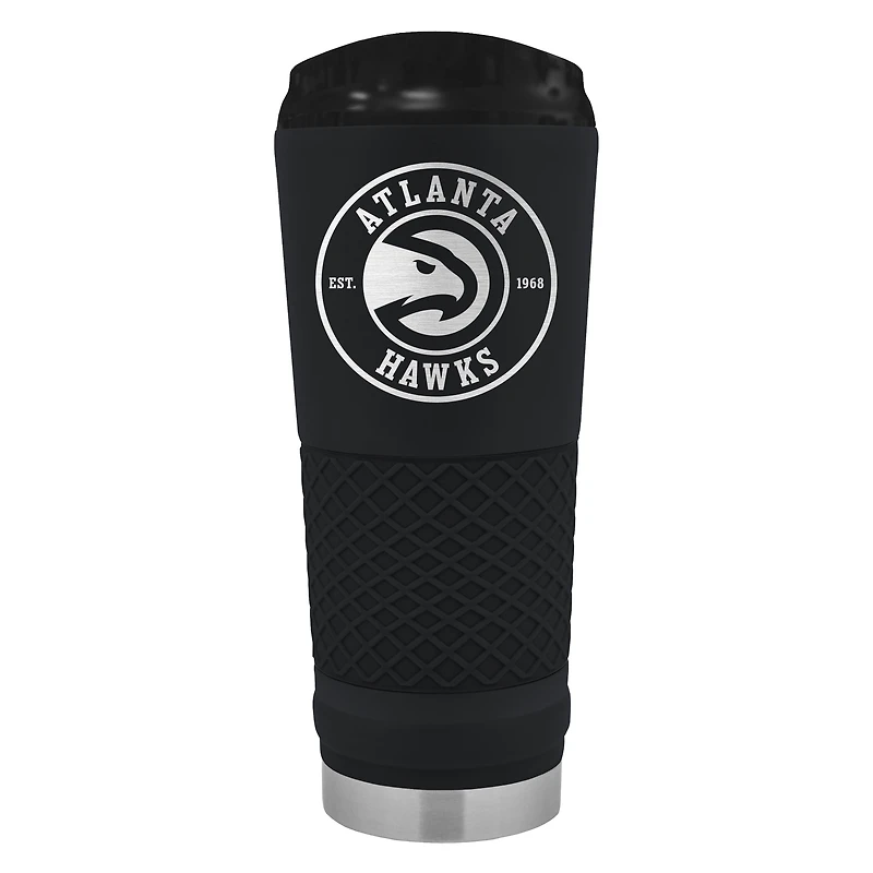 Black Atlanta Hawks Stealth Matte 24oz Tumbler