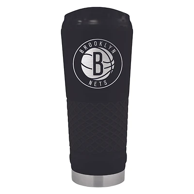 Black Brooklyn Nets Stealth Matte 24oz Tumbler
