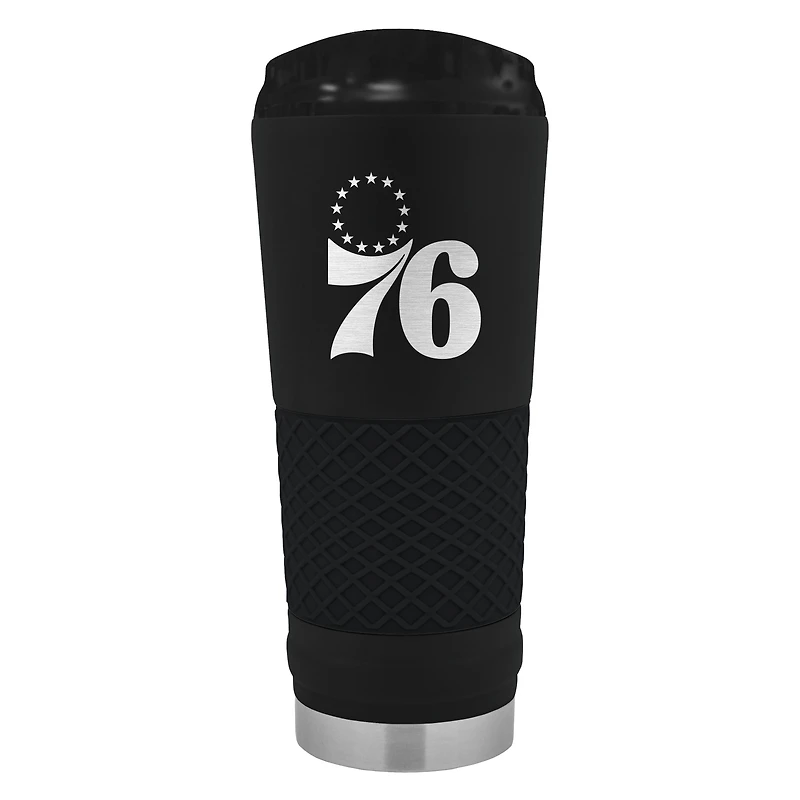 Black Philadelphia 76ers Stealth Matte 24oz Tumbler