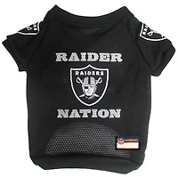 Black Las Vegas Raiders Raglan Pet Jersey
