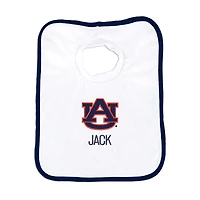 White Chad & Jake Auburn Tigers Team Personalized Bib