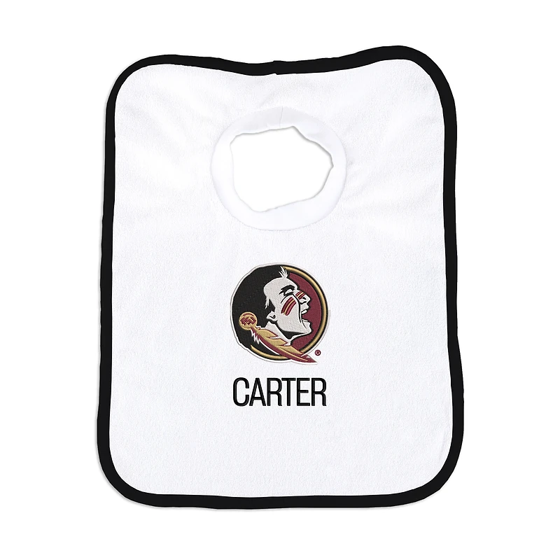 Chad & Jake Florida State Seminoles Personalized Bib