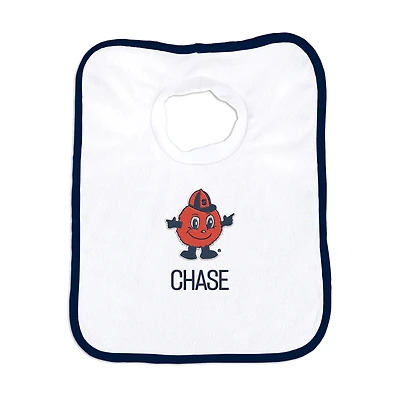 White Chad & Jake Syracuse Orange NCAA Personalized Bib