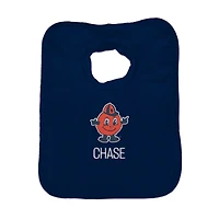 Navy Chad & Jake Syracuse Orange NCAA Personalized Bib