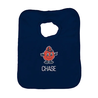 Navy Chad & Jake Syracuse Orange NCAA Personalized Bib