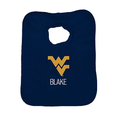 Navy Chad & Jake West Virginia Mountaineers Personalized Bib