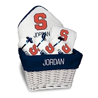 White Chad & Jake Syracuse Orange Team Personalized Medium Gift Basket