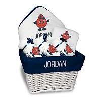 White Chad & Jake Syracuse Orange NCAA Personalized Medium Gift Basket