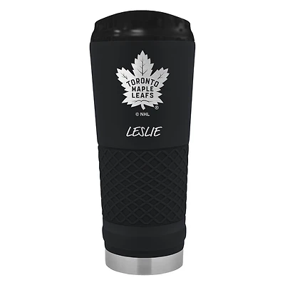 Black Toronto Maple Leafs 24oz. Personalized Stealth Draft Beverage Cup