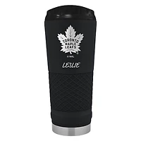 Black Toronto Maple Leafs 24oz. Personalized Stealth Draft Beverage Cup