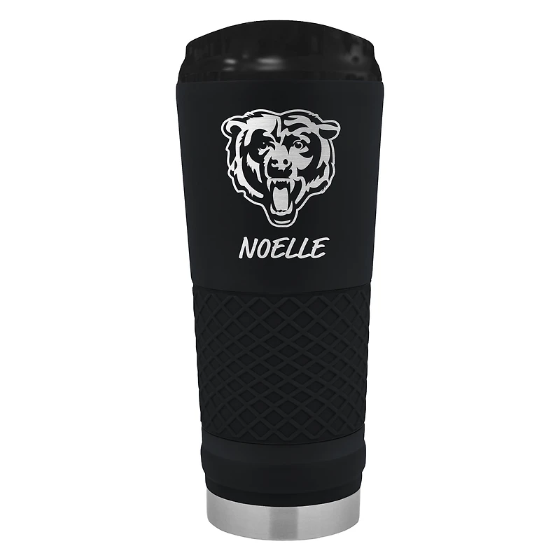 Black Chicago Bears 24oz. Personalized Stealth Draft Beverage Cup