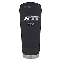 Black New York Jets 24oz. Personalized Stealth Draft Beverage Cup