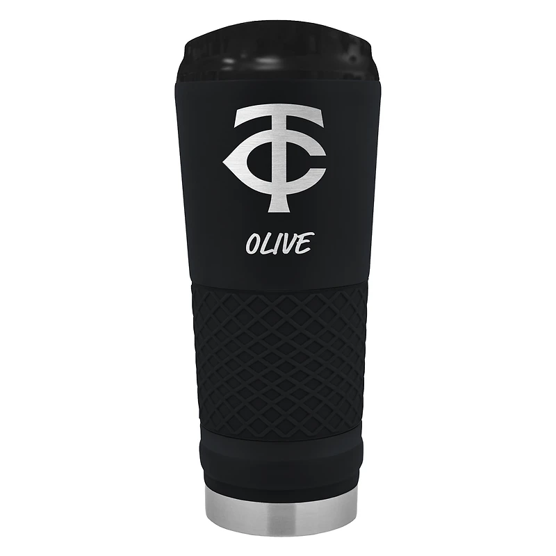Black Minnesota Twins 24oz. Personalized Stealth Draft Beverage Cup