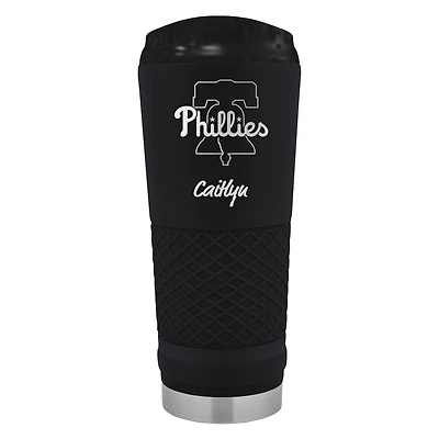 Black Philadelphia Phillies 24oz. Personalized Stealth Draft Beverage Cup