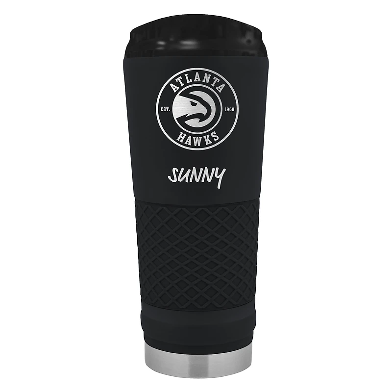 Black Atlanta Hawks 24oz. Personalized Stealth Draft Beverage Cup