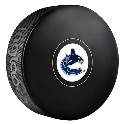 Vancouver Canucks Unsigned InGlasCo 1997-2007 Vintage Model Autograph Model Hockey Puck