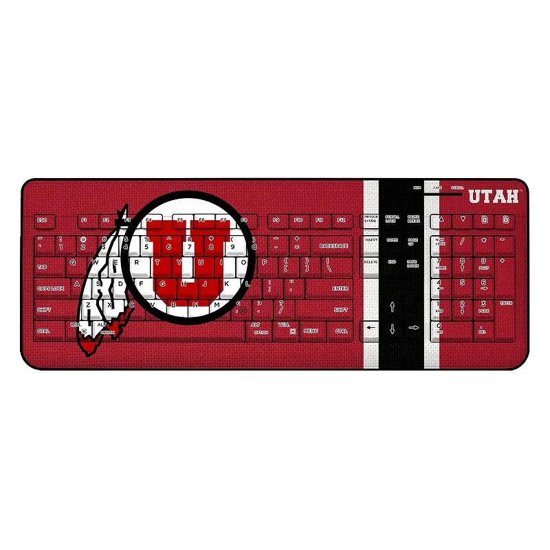 Utah Utes Wireless USB Keyboard