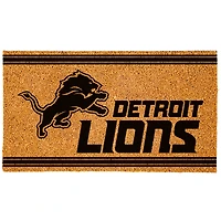 Brown Detroit Lions 30'' x 18'' Logo Turf Mat