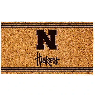 Nebraska Huskers 16" x 28" Logo Turf Mat