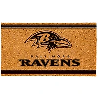 Brown Baltimore Ravens 30'' x 18'' Logo Turf Mat