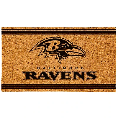Brown Baltimore Ravens 30'' x 18'' Logo Turf Mat