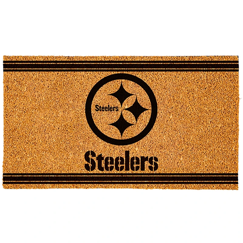 Brown Pittsburgh Steelers 30'' x 18'' Logo Turf Mat