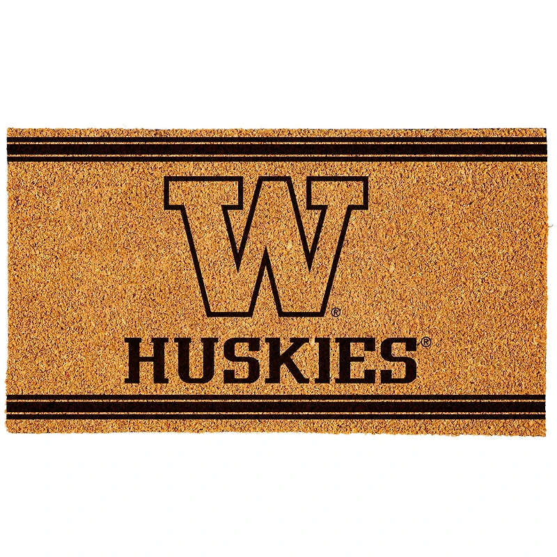 Washington Huskies 16" x 28" Logo Turf Mat