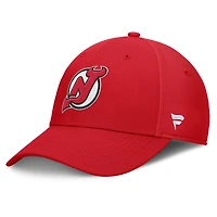 Men's Fanatics Red New Jersey Devils Core Elevated Speed Flex Hat