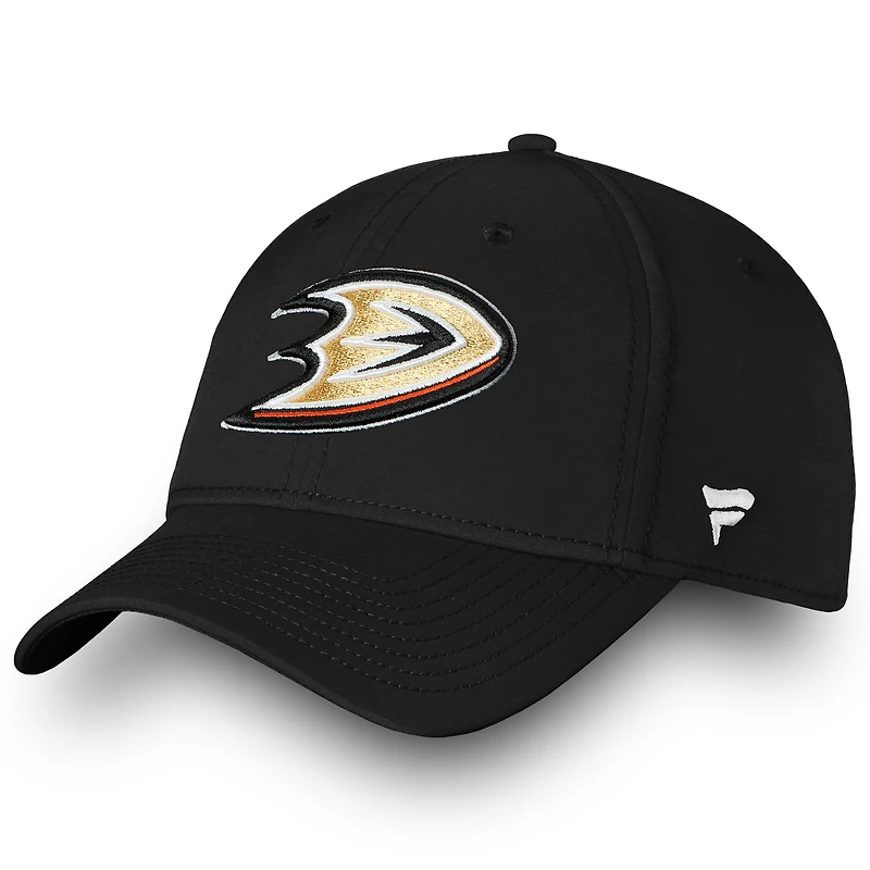 Men's Fanatics Black Anaheim Ducks Core Elevated Speed Flex Hat