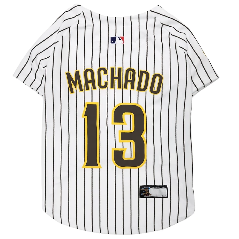 Manny Machado White San Diego Padres Player Pet Jersey
