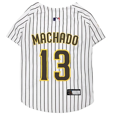 Manny Machado White San Diego Padres Player Pet Jersey
