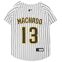 Manny Machado White San Diego Padres Player Pet Jersey