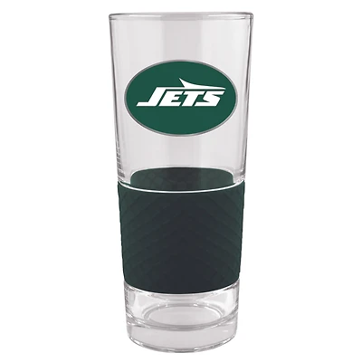 New York Jets 22oz. Pilsner Glass with Silicone Grip