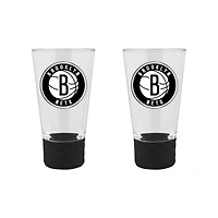 Brooklyn Nets 2-Pack 4oz. Cheer Shot Set with Silicone Grip