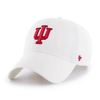 Men's '47 White Indiana Hoosiers Clean Up Adjustable Hat