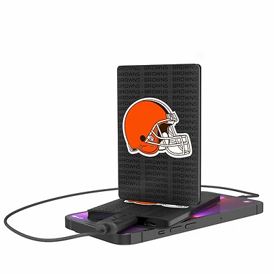 Cleveland Browns Text Backed 2000 mAh Credit Card Powerbank