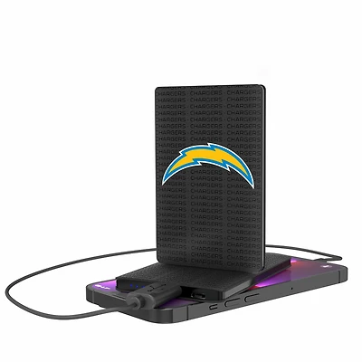 Los Angeles Chargers Text Backed 2000 mAh Credit Card Powerbank