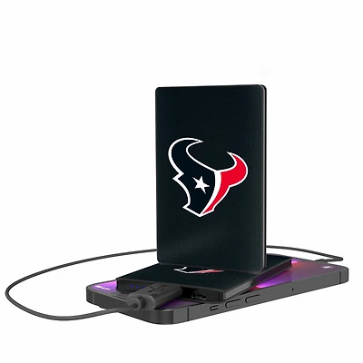 Houston Texans Solid 2000 mAh Credit Card Powerbank