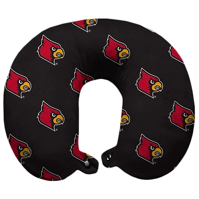 Louisville Cardinals Polyester-Fill Travel Pillow