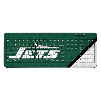 New York Jets Diagonal Stripe Wireless Keyboard