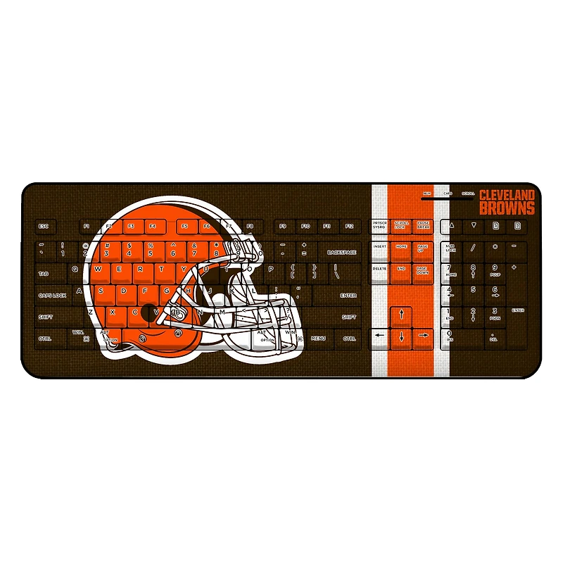 Cleveland Browns Stripe Wireless Keyboard