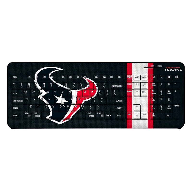 Houston Texans Stripe Wireless Keyboard