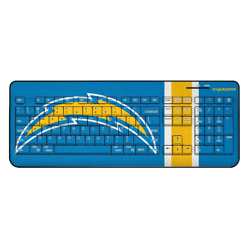 Los Angeles Chargers Stripe Wireless Keyboard