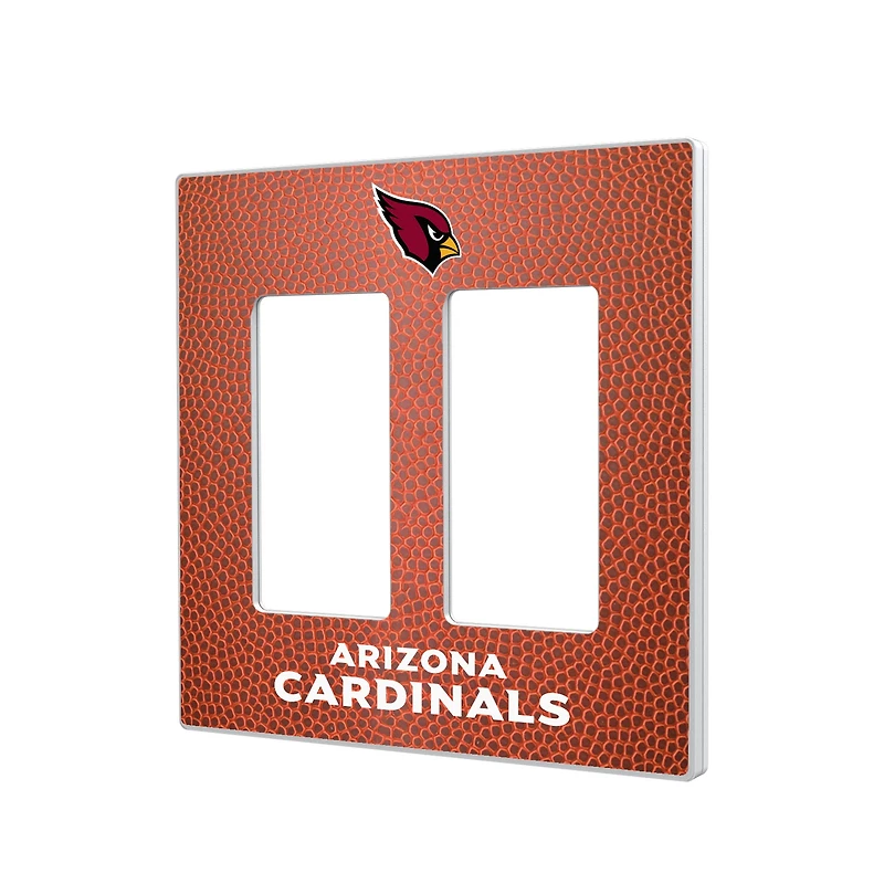 Arizona Cardinals Football Design Double Rocker Light Switch Plate