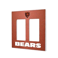 Chicago Bears Football Design Double Rocker Light Switch Plate
