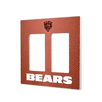 Chicago Bears Football Design Double Rocker Light Switch Plate
