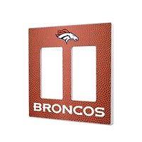 Denver Broncos Football Design Double Rocker Light Switch Plate