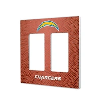 Los Angeles Chargers Football Design Double Rocker Light Switch Plate